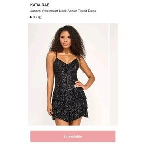 Katia Rae Black Sequin Dress